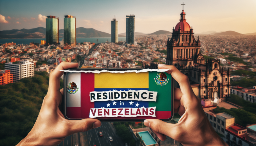 Residencia en México para venezolanos